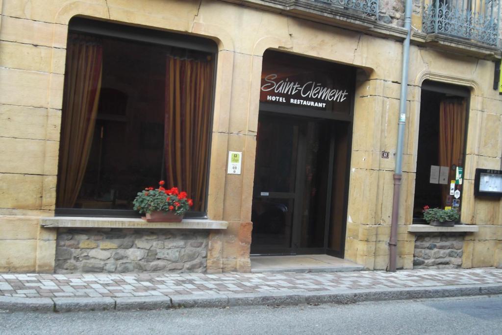 Hôtel Restaurant Le Saint Clément Exterior foto