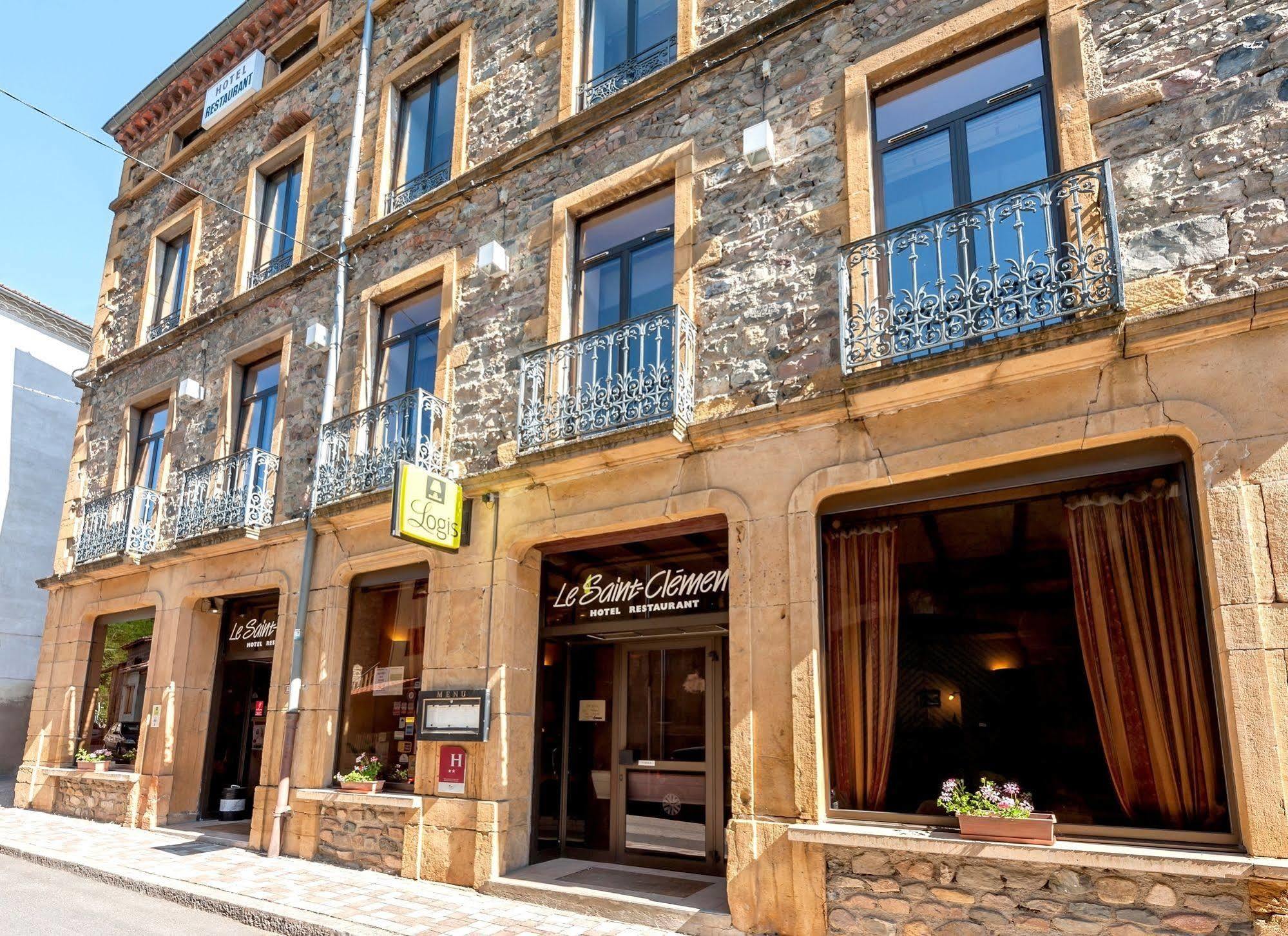 Hôtel Restaurant Le Saint Clément Exterior foto
